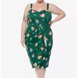 NWT! Her Universe Disney Mickey Mouse & Minnie Mouse Tropical Dress Plus Size EX